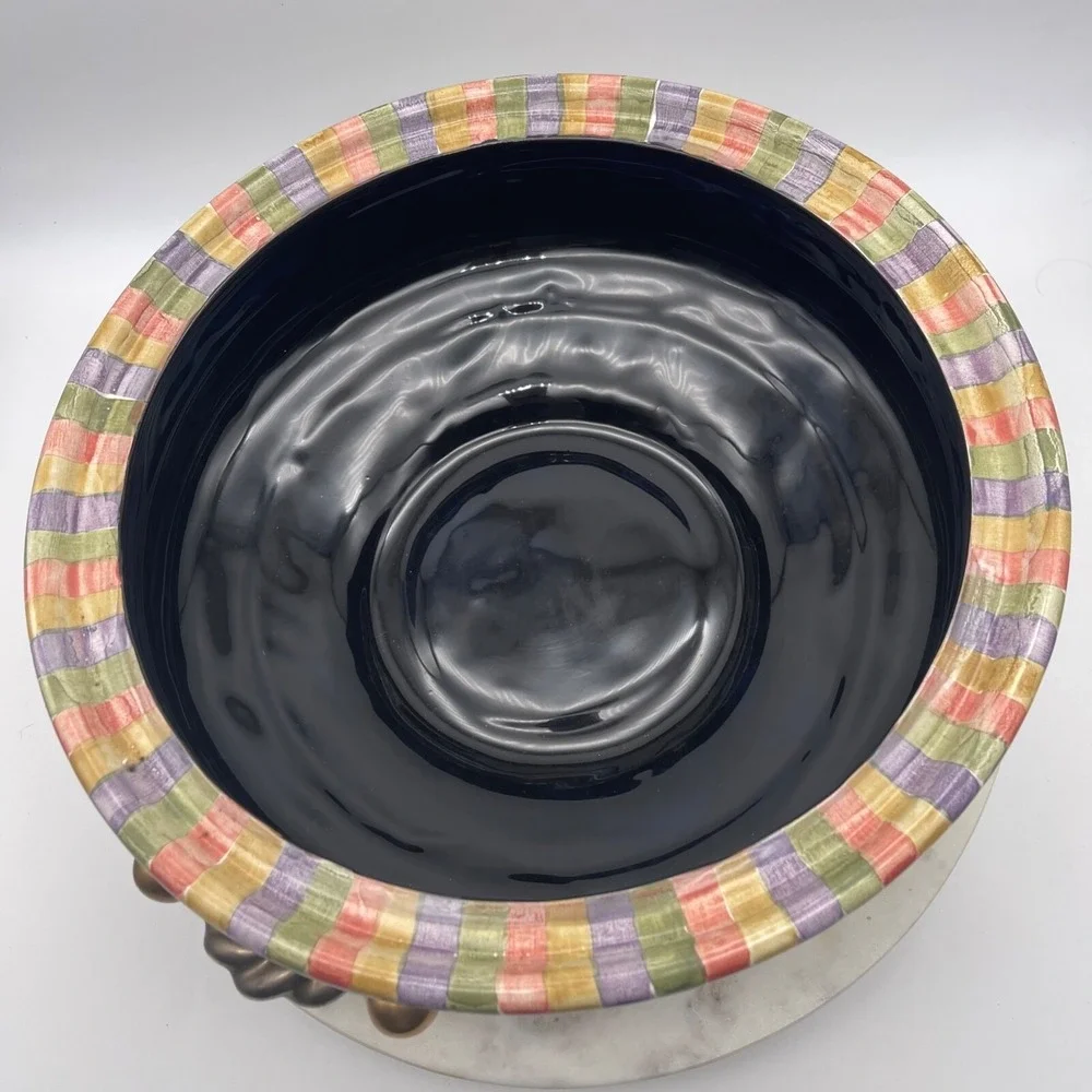 Rare! Mackenzie-Childs Piece De Resistance Lidded‎ Tureen Wonderful Condition - Picture 9 of 13